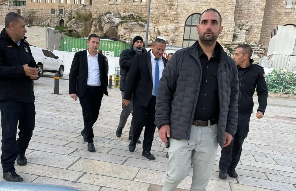 İsrail'in aşırı sağcı Ulusal Güvenlik Bakanı Mescid-i Aksa’ya girdi