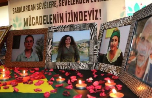 Kadınlar, Paris’te katledilen 3 Kürt kadın siyasetçiyi İstanbul'da andı