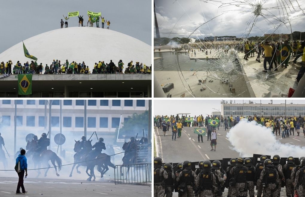 Bolsonaro yandaşlarından Kongre baskını: 200 kişi gözaltında