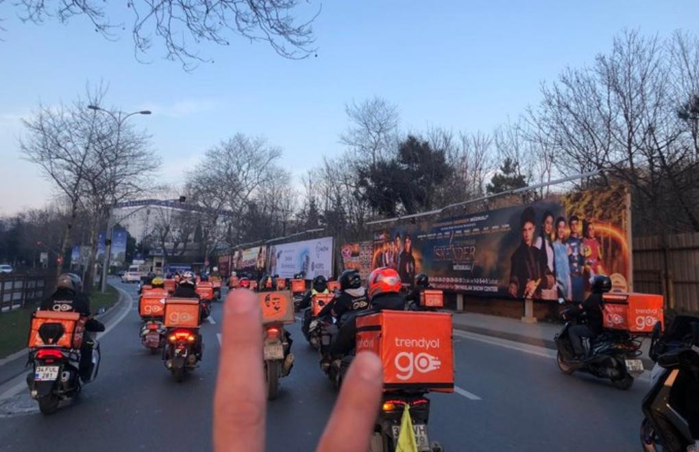 Trendyol GO moto kuryeleri iş bıraktı