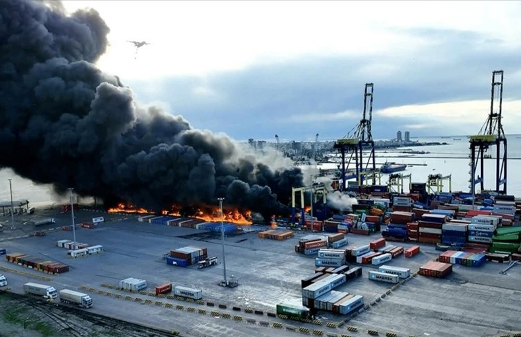 Fire in İskenderun Port brought under control