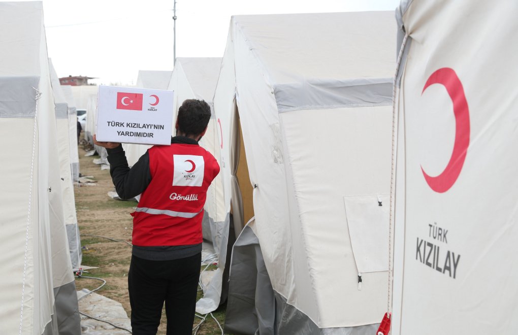 Lawyers file complaint against Red Crescent officials over selling of tents after quakes