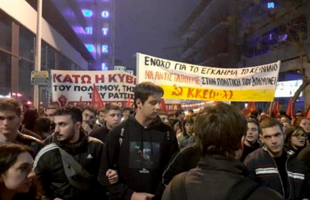 Yunanistan’da tren kazası protestoları