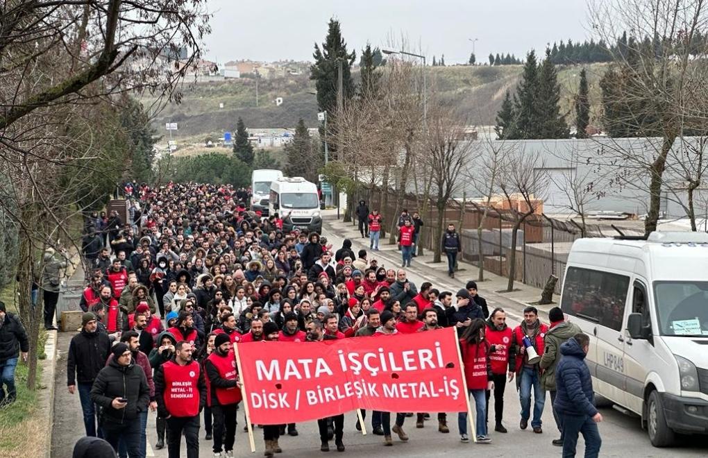 Mata Otomotiv işçilerinin direnişine sanatçılardan destek
