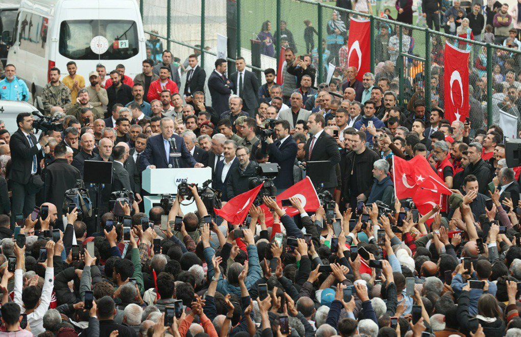 Erdoğan Hatay'da: Sıkıntı yaşadıysanız bize düşen helallik istemektir