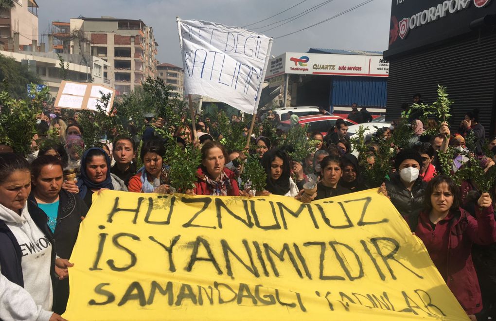 Samandağ'da kadınların 40. gün yürüyüşü: Hüznümüz isyanımızdır!