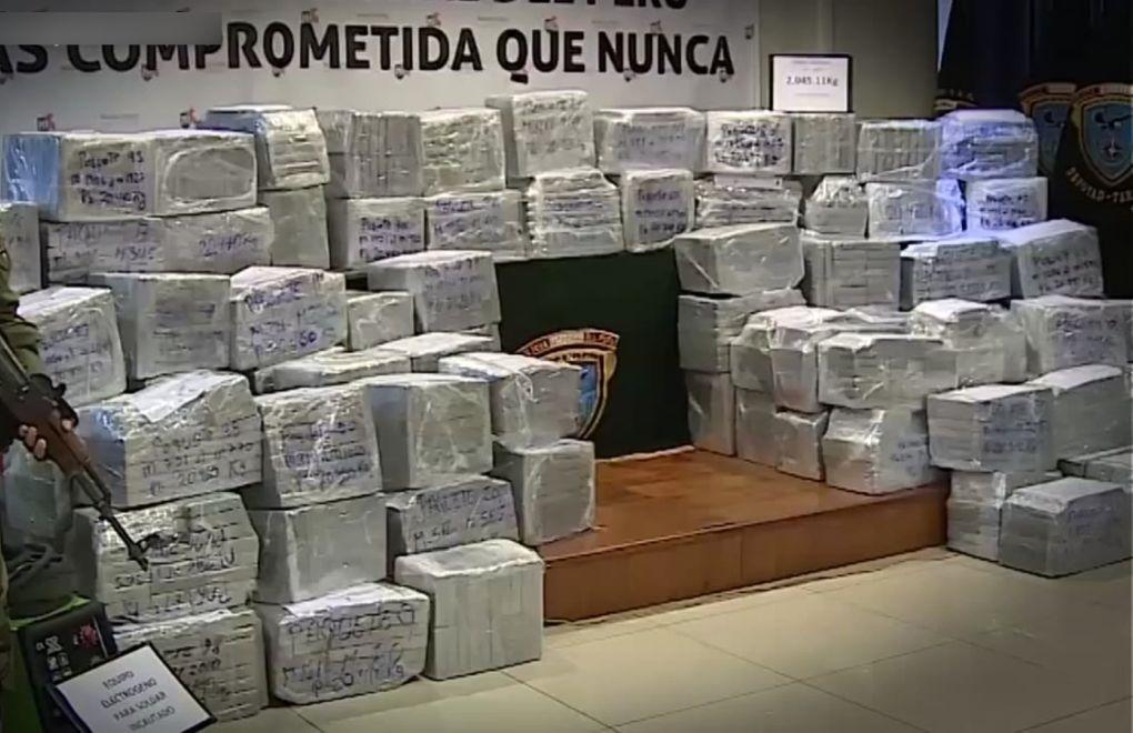 Peru seizes 2.3 tons of cocaine heading to Turkey 