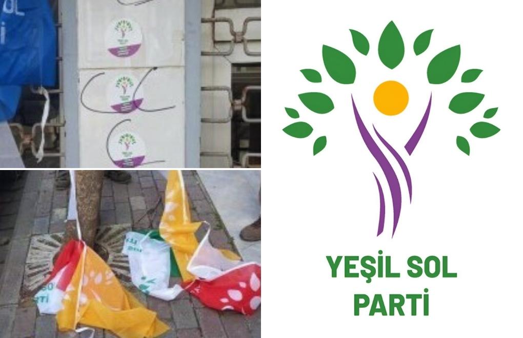 Green Left Party campaign office vandalized in İstanbul