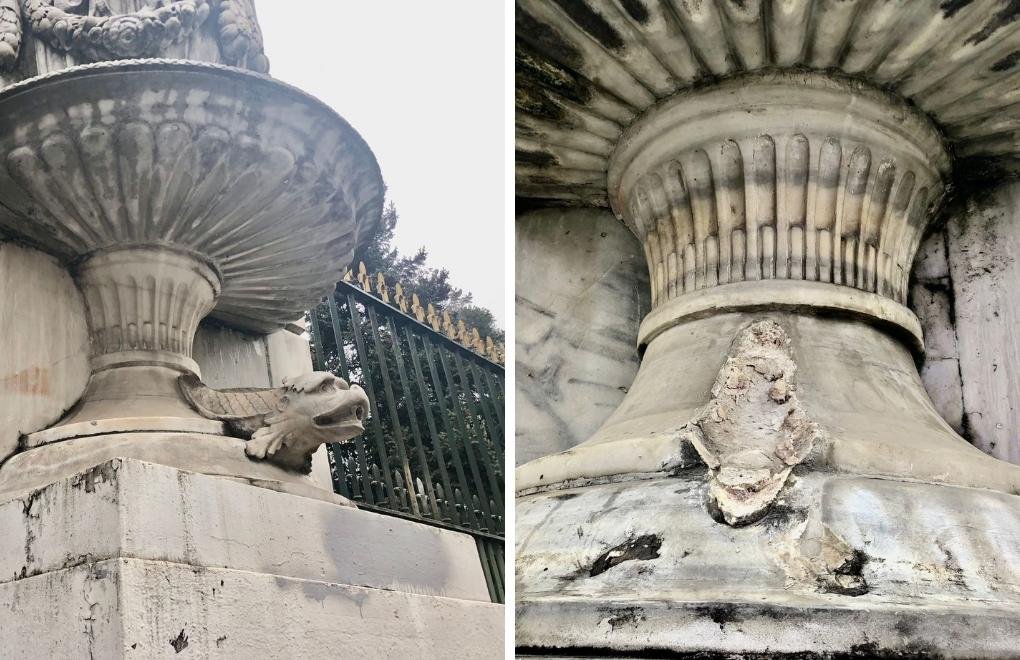 Historical statue goes missing at the heart of İstanbul