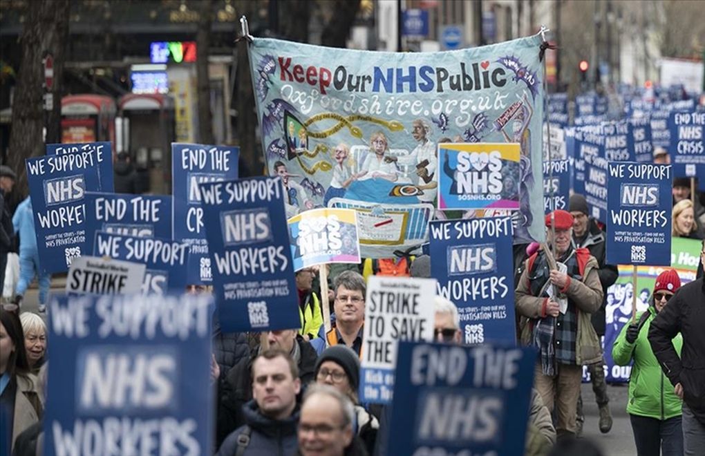 İngiltere'de pratisyen doktorlar dört günlük greve gitti