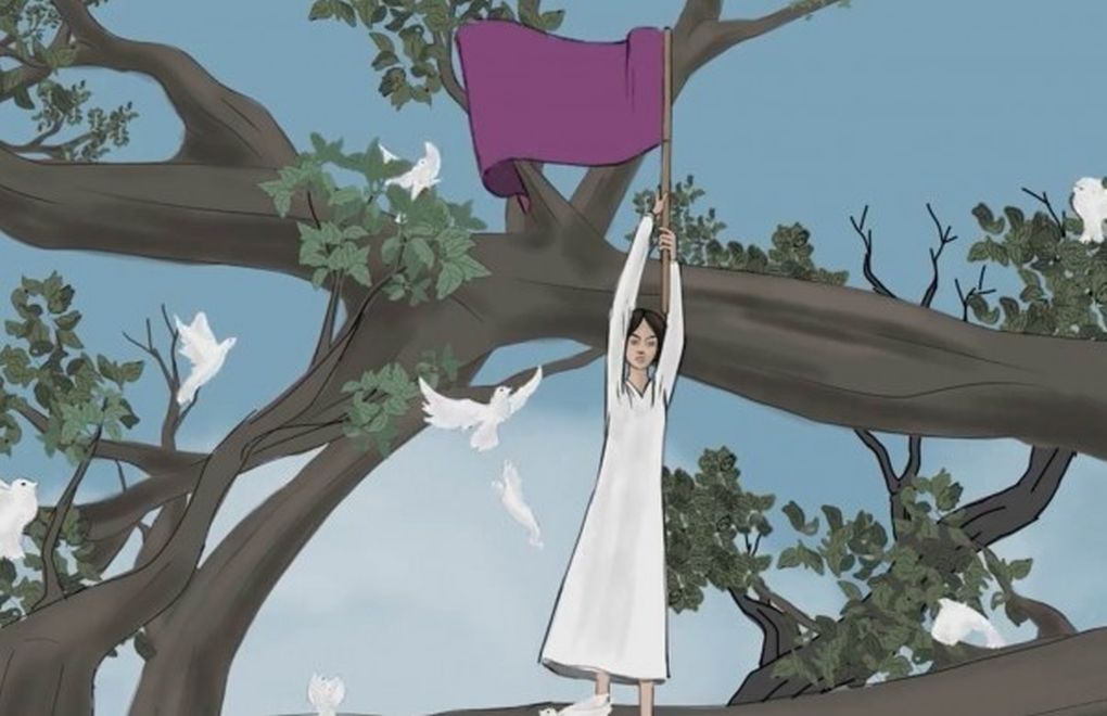 "Jîna Amînî'nin yoldaşlarından" Yeşil Sol Parti'ye animasyon filmi