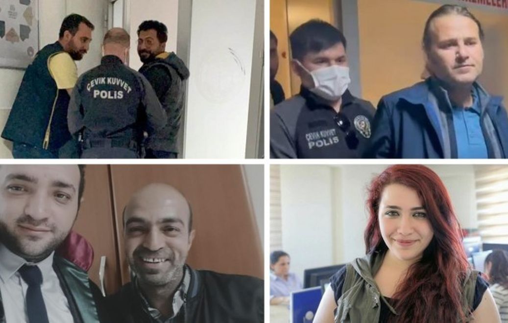 Court arrests four Kurdish journalists after massive raids