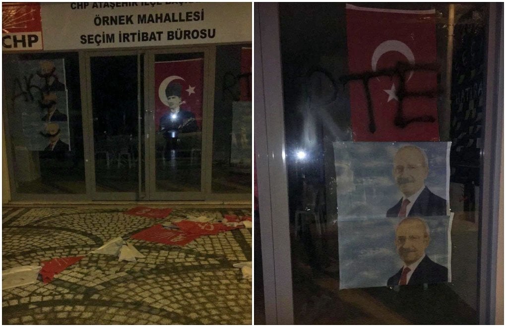 Six arrested over attack on CHP election office