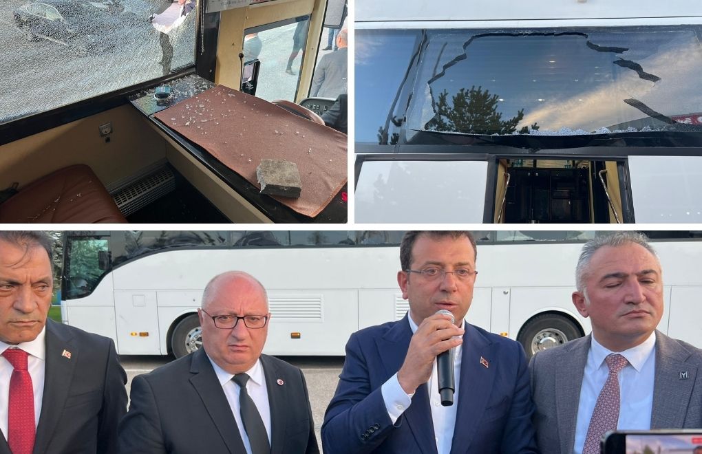 Attack on İmamoğlu election rally leaves attendees injured