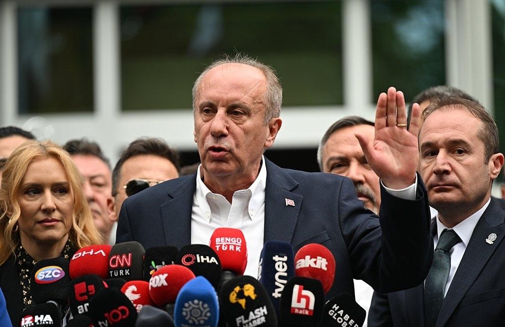 İnce formally withdraws from Turkey's presidential election