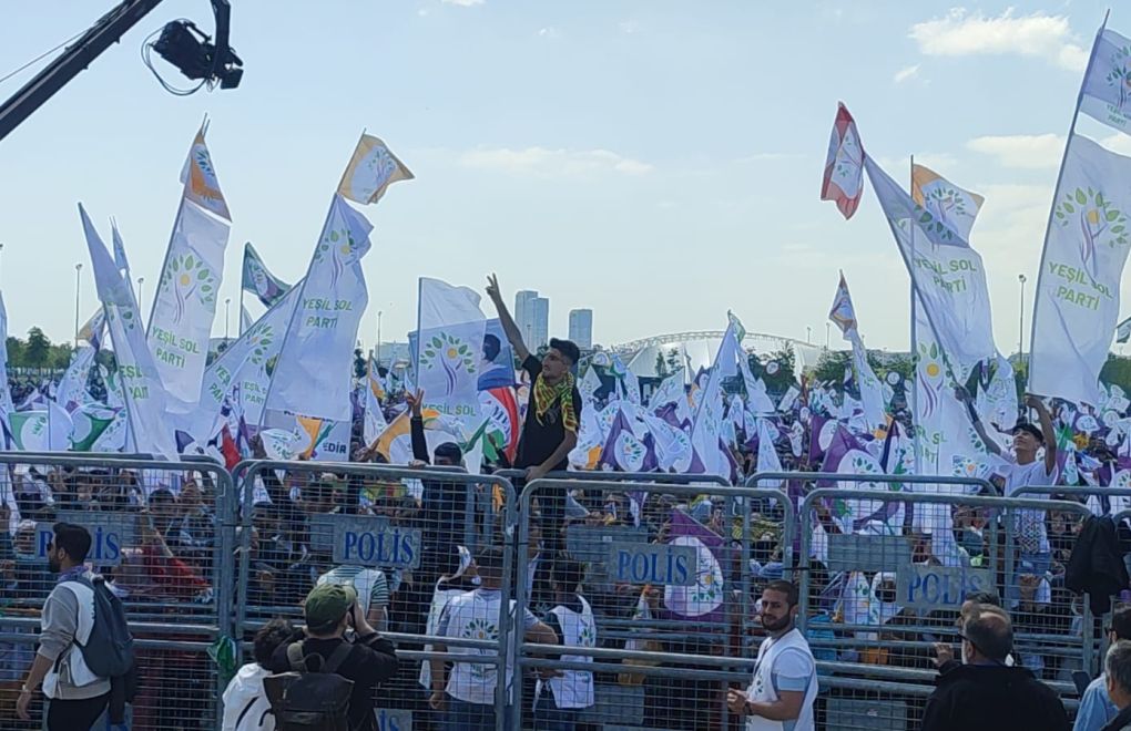 Yeşil Sol'un İstanbul mitingi | Haramilerin saltanatını yıkacağız