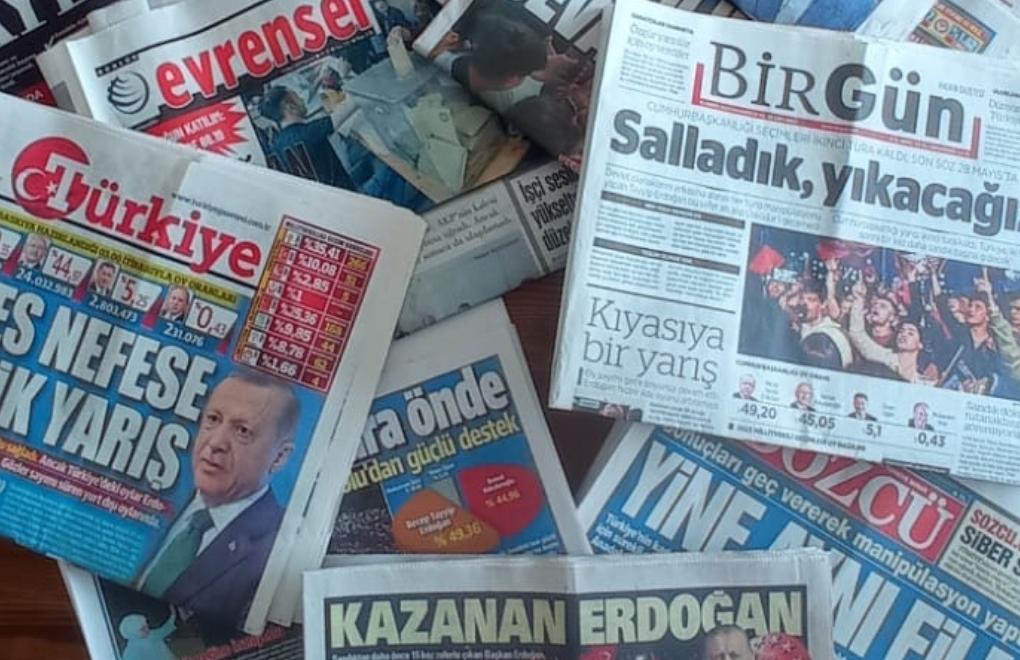 Erdoğan lost, Erdoğan Won: headlines in Turkey after elections