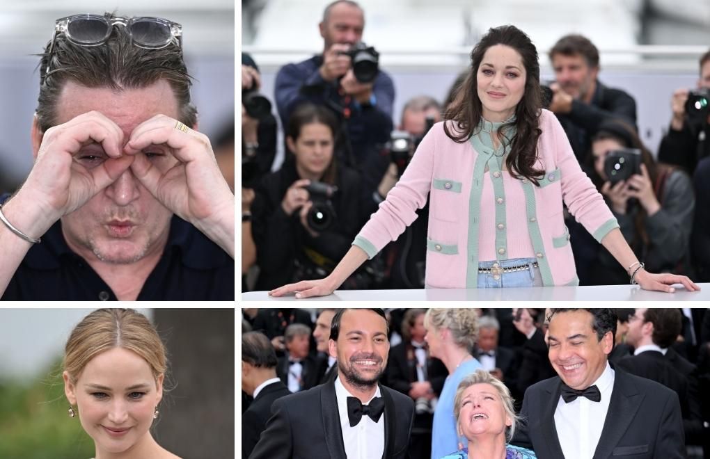 Cannes Film Festivali kırmızı halıdan renkli görüntülerle devam ediyor