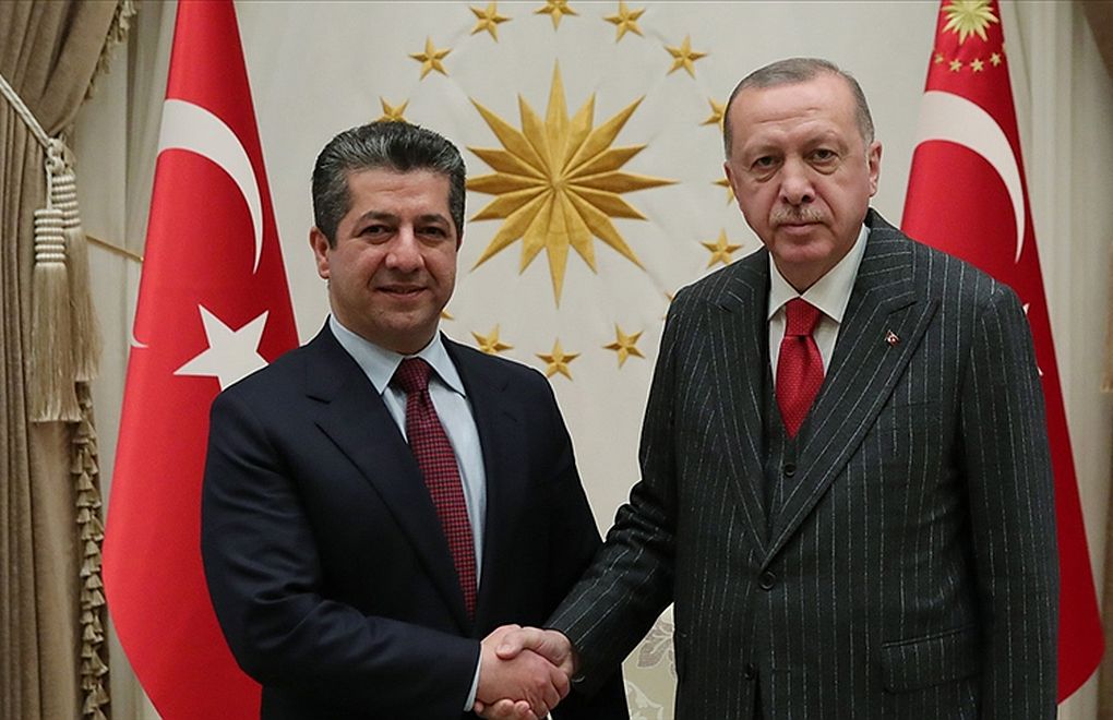  Barzani, Erdoğan'la görüşmek için Ankara'da