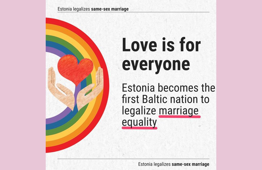 Estonya’da evlilik eşitliği yasallaştı 