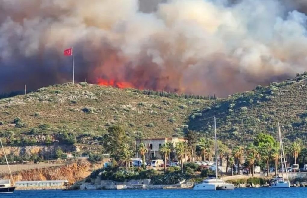 Datça’daki yangında 25 hektarlık alan zarar gördü