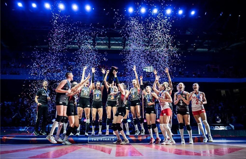 A Milli Kadın Voleybol Takımı, Milletler Ligi şampiyonu oldu