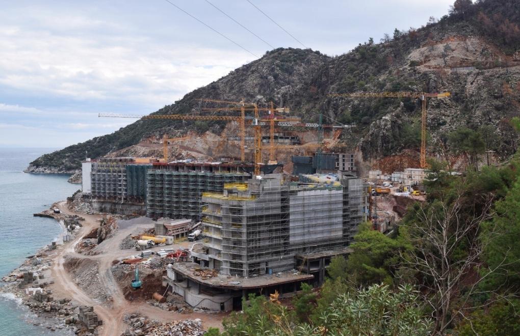Hotel project in Muğla national park: Company sets up new concrete plant despite court order