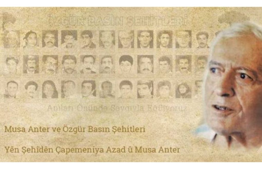 Musa Anter ve Özgür Basın Şehitleri Gazetecilik Ödülleri başvuruları başladı