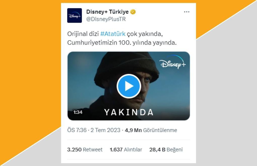 RTÜK, Atatürk dizisiyle ilgili Disney+’ın savunmasını alacak