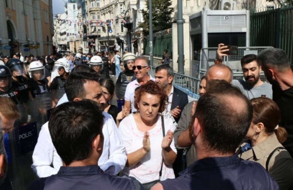 Taksim'de KDP protestosu