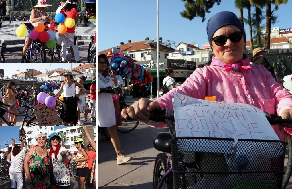 Ayvalık Süslü Kadınlar Bisiklet Turu: Bisiklet özgürlüktür 