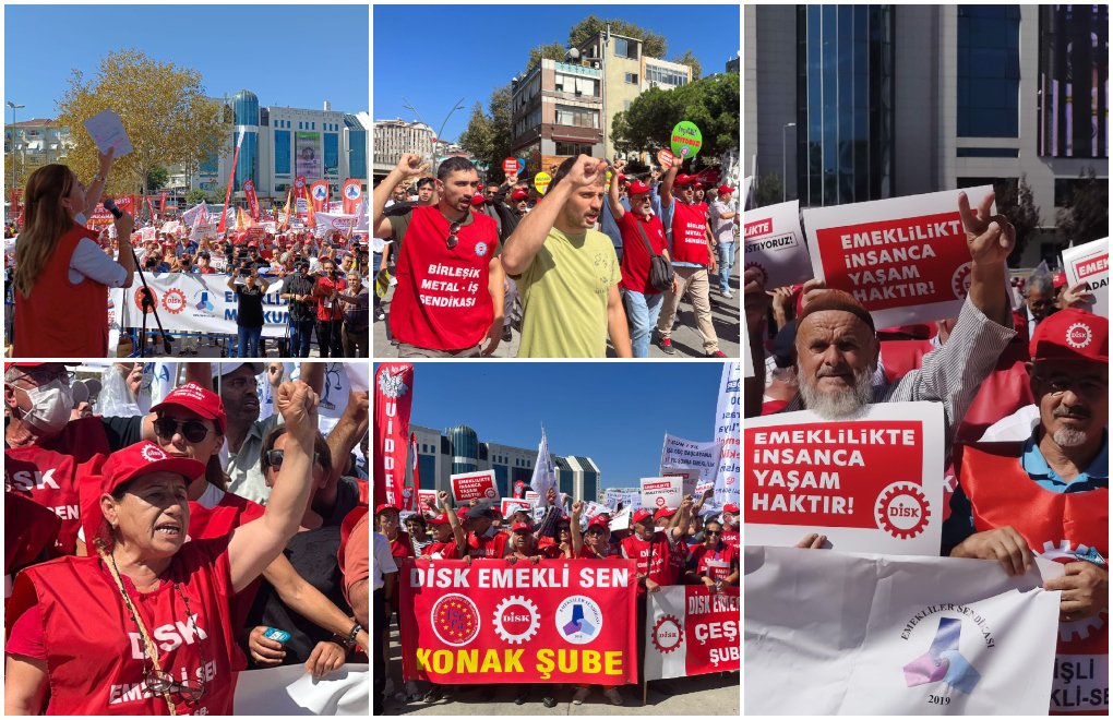 DİSK holds Retirees' Demonstration in İstanbul