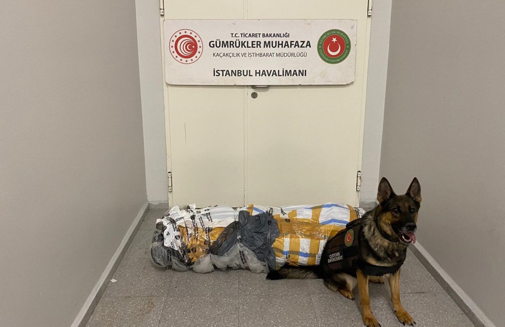 Methamphetamine soaked into a rug seized at the airport