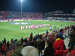 Panionios maçında başlangıç seremonisi...Yeni İzmir stadı küçük, sevimli...Galatasaray büyük! 