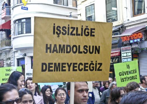 Türkiye Gazeteciler Sendikası-Medyada Emekçi Kıyımına Son Eylemi