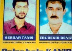 Tanış ve Deniz 25 Ocak 2001'de kaybedilmişti.