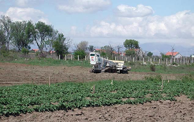 NPA'in mayın temizlee aracı, Hırvatistan.