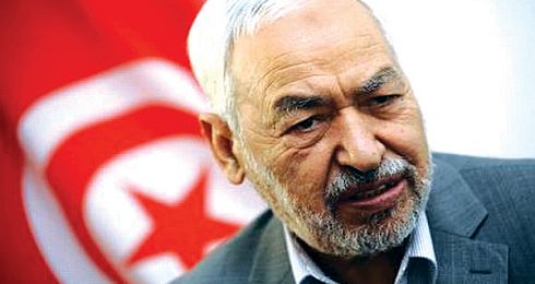 Rachid Ghannouchi the leader of the Ennahda Party in Tunisia