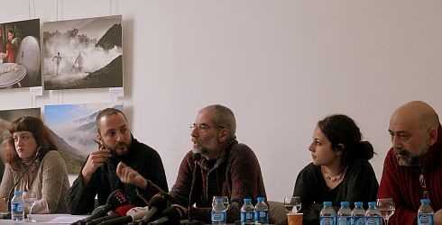 Soldan: İlke Acar, Hayko Bağdat, Ümit Kıvanç, Tamar Nalcı, Kemal Gökhan Gürses