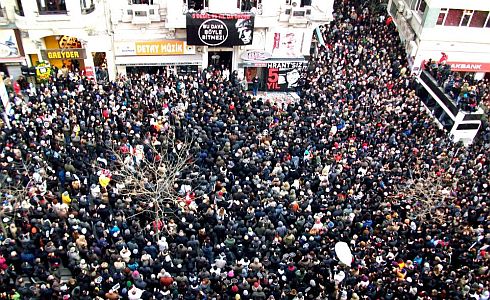 19 Ocak 2012 yürüyüşünden