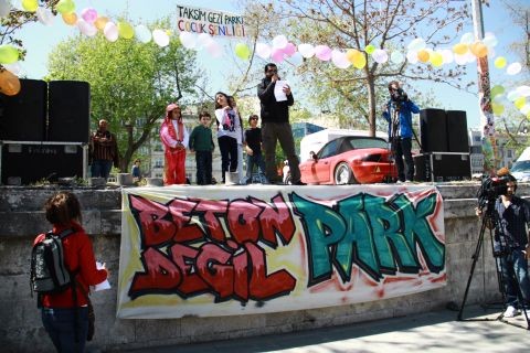 Taksim Gezi Parkı Çocuk Şenliği
