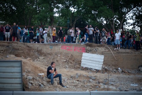 Direnenler Gezi Parkı'nda