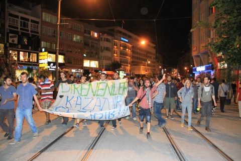 Eskişehir Gezi Direnişi'ne Destek Verdi