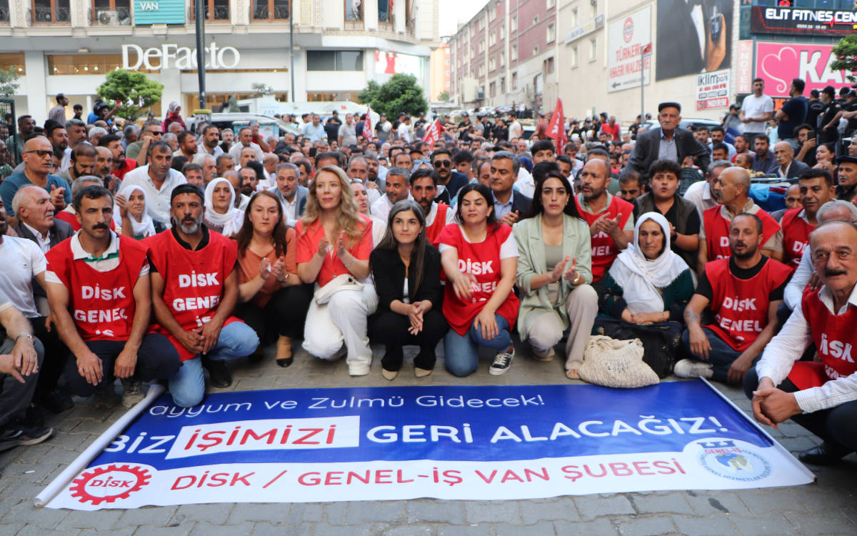 Van’da kayyımın işten attığı 223 işçi 169. gündür direniyor
