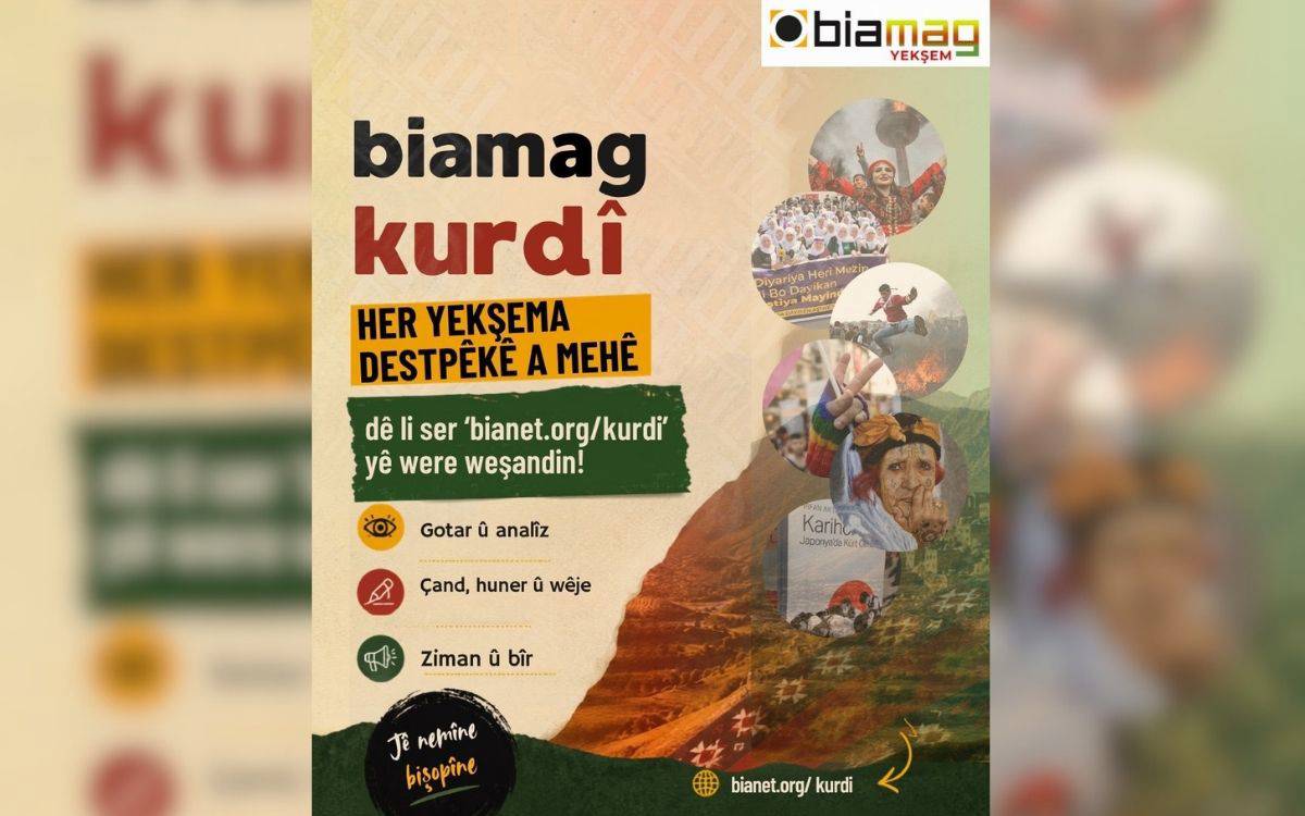Rûpelek nû ji bo bianet kurdiyê: biamag kurdî